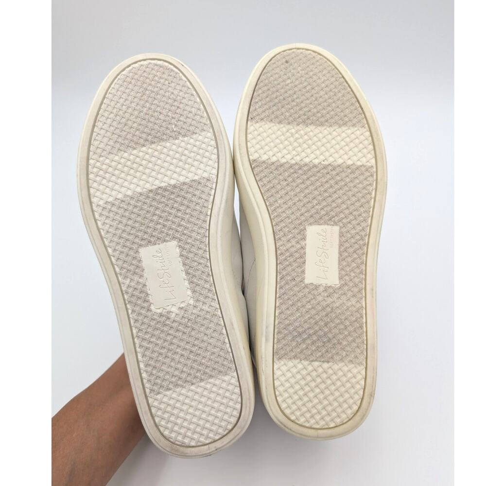 LifeStride Happy Hour Sneaker Shoes Women's Round Toe White Size US8M EU38.5 - Picture 8 of 13